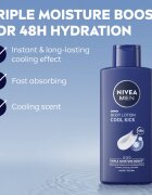Nivea MEN Cool Kick hidratáló testápoló tej 400 ml