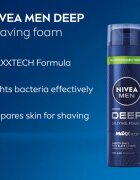 Nivea MEN Deep borotválkozási hab uraknak 200 ml
