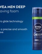Nivea MEN Deep borotválkozási hab uraknak 200 ml