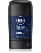 Nivea MEN Deep izzadásgátló stift uraknak Black Carbon Dark Wood 50 ml