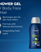 Nivea MEN Fresh Energy tusfürdő gél uraknak 50 ml