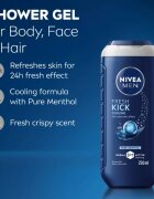 Nivea MEN Fresh Kick tusfürdő gél uraknak 250 ml