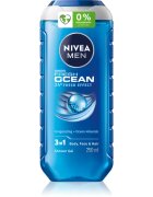 Nivea MEN Fresh Ocean energizáló tusfürdő gél uraknak 250 ml