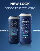 Nivea MEN Fresh Relax relaxáló tusfürdő gél uraknak 250 ml
