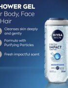 Nivea Men Pure Impact tusfürdő gél uraknak 250 ml
