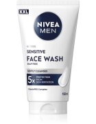 Nivea MEN Sensitive tisztító gél az érzékeny arcbőrre 150 ml