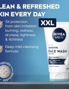 Nivea MEN Sensitive tisztító gél az érzékeny arcbőrre 150 ml