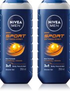 Nivea MEN Sport fürdőgél férfiaknak takarékos kiszerelés