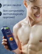 Nivea MEN Sport fürdőgél férfiaknak takarékos kiszerelés