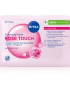 Nivea Micellar Rose Touch tisztító micellás kendőcskék az arcra 25 db