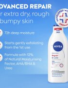 Nivea Repair & Care Urea regeneráló testápoló tej a nagyon száraz bőrre 400 ml