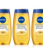 Nivea Rich Care tusoló olaj száraz bőrre 3 x 200 ml