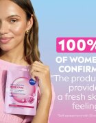 Nivea Rose Touch hidratáló gézmaszk 1 db
