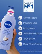 Nivea Smooth Sensation hidratáló testápoló tej száraz bőrre 625 ml