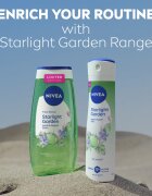 Nivea Starlight Garden felfrissítő tusfürdő gél limitált kiadás 250 ml