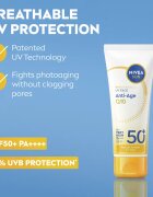Nivea SUN Anti-Age Q10 napozó arckrém ránctalanító hatással SPF 50+ 40 ml