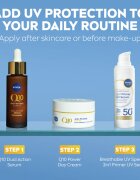 Nivea SUN Daily UV Serum Egységesítő sminkalap 2 az 1-ben SPF 50+ 30 ml