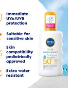 Nivea Sun Kids gyermek spray a napozáshoz SPF 50+ 200 ml