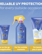 Nivea SUN Kids gyermek spray a napozáshoz SPF 50+ 250 ml