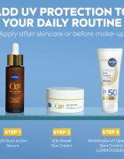 Nivea SUN Luminous 630 napozó arckrém a pigment foltok ellen SPF 50+ 40 ml