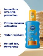 Nivea SUN Protect & Bronze intenzív napozó spray SPF 30 200 ml