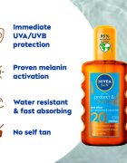 Nivea SUN Protect & Bronze száraz olaj napozáshoz SPF 20 200 ml