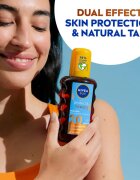 Nivea SUN Protect & Bronze száraz olaj napozáshoz SPF 20 200 ml