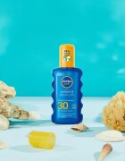Nivea SUN Protect & Dry Touch láthatatlan napozó spray SPF 30 200 ml