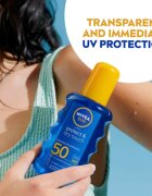 Nivea SUN Protect & Dry Touch láthatatlan napozó spray SPF 50 200 ml