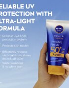 Nivea SUN Protect & Moisture hidratáló napozótej hialuronsavval SPF 50+ 150 ml