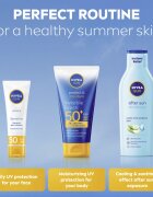 Nivea SUN Protect & Moisture hidratáló napozótej hialuronsavval SPF 50+ 150 ml