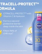 Nivea SUN Protect & Moisture hidratáló napozótej SPF 30 400 ml