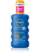 Nivea SUN Protect & Moisture napozó spray SPF 15 200 ml