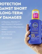 Nivea SUN Protect & Moisture napozó spray SPF 15 200 ml