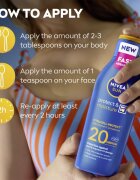 Nivea SUN Protect & Moisture napozótej SPF 20 200 ml
