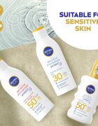 Nivea SUN Sensitive Immediate naptej érzékeny bőrre SPF 50+ 200 ml