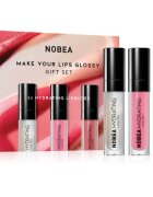 NOBEA Beauty Pleasure Make Your Lips Glossy Gift Set ajakfény szett ajándék kiadás