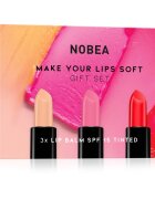 NOBEA Beauty Pleasure Make Your Lips Soft Gift Set ajakápoló készlet ajándék kiadás
