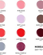 NOBEA Day-to-Day 3-Piece Nail Polish set with Top coat körömlakk szett Best of Nude Nails