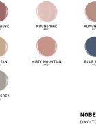 NOBEA Day-to-Day Gel-like Nail Polish körömlakk géles hatással árnyalat Antique white #N63 6 ml