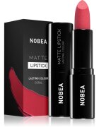 NOBEA Day-to-Day Matte Lipstick mattító rúzs árnyalat Coral #M17 3 g