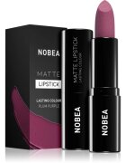 NOBEA Day-to-Day Matte Lipstick mattító rúzs árnyalat Plum purple #M15 3 g
