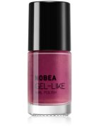 NOBEA Metal Gel-like Nail Polish körömlakk géles hatással árnyalat Pearl cherry #N55 6 ml