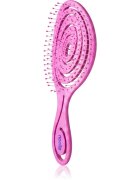 Noelle Hairbrush lapos kefe Pink Spiral 1 db