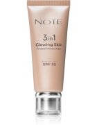 Note Cosmetique 3 in 1 Glowing Skin tónusegyesítő hidratáló krém az élénk bőrért SPF 50 30 ml