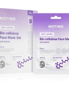 Notino Anti-Aging Bio-Cellulose Face Mask with Retinol fátyolmaszk szett a ráncok ellen