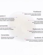 Notino Anti-Aging Cream with Peptides Vitamin C Ceramides Hyaluronic Acid Niacinamide & Pantheno nappali és éjszakai krém a bőröregedés ellen 50 m