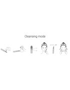 Notino Beauty Electro Collection Facial cleansing brush and heating eye massager arctisztító kefe és melegítő szemmasszírozó 1 db
