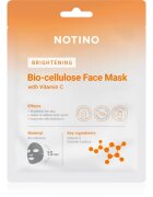 Notino Brightening Bio-Cellulose Face Mask with Vitamin C fehérítő gézmaszk 25 g