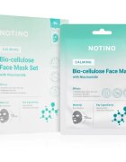 Notino Calming Bio-Cellulose Face Mask with Niacinamide fátyolmaszk szett nyugtató hatással